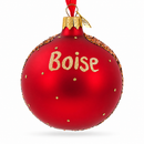 Old Idaho Penitentiary, Boise, Idaho Glass Ball Christmas Ornament 3.25 Inches