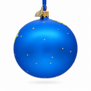 Travel to the USA Glass Ball Christmas Ornament 4 Inches