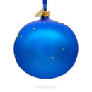Travel to the USA Glass Ball Christmas Ornament 4 Inches
