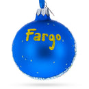 Moorhead Visitors Center, Fargo, North Dakota, USA Glass Ball Christmas Ornament 3.25 Inches