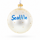 Chihuly Garden and Glass, Seattle, Washington Glass Ball Christmas Ornament 4 Inches