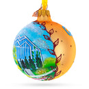 Frederik Meijer Gardens & Sculpture Park, Grand Rapids, Michigan, USA Glass Ball Christmas Ornament 3.25 Inches