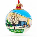 Virginia State Museum, Charleston, West Virginia Glass Ball Christmas Ornament 3.25 Inches