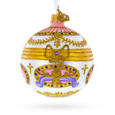 1903 Bonbonniere Royal Glass Ball Christmas Ornament 3.25 Inches