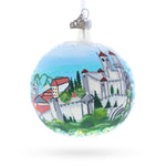 San Marino Glass Ball Christmas Ornament 4 Inches