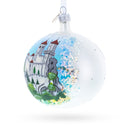San Marino Glass Ball Christmas Ornament 4 Inches