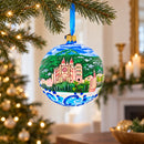Cathedral of Santa Maria of Palma (La Seu), Mallorca, Spain Glass Ball Christmas Ornament