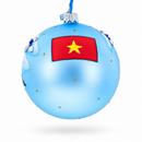 Ho Chi Minh City, Vietnam Glass Ball Christmas Ornament 4 Inches