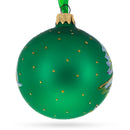 Golf Player Glass Ball Christmas Ornament 3.25 Inches