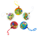 Kuang Si Waterfall, Laos Glass Ball Christmas Ornament 4 Inches