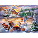 Time Away - An Evening Skate 1000 Piece Jigsaw Puzzle