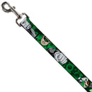 Dog Leash - Green Lantern Green Glow w/Text