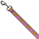 Dog Leash - Wonder Woman Logo Pink/Blue/Yellow/Pink