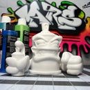 KRUSH THE KAN 5 inch DIY WHITE VINYL FIGURE