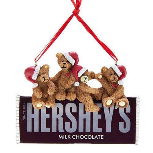 Kurt Adler - Bears on Hershey's Chocolate 3-Inch Ornament