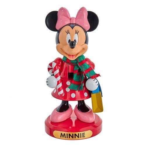 Kurt Adler - Minnie Mouse with Candy Cane 10-Inch Nutcracker