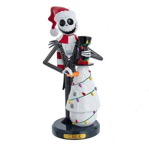 Kurt Adler - Nightmare Before Christmas Jack Skellington Snowman 11-Inch Nutcracker