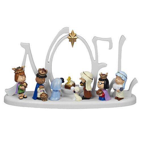 Kurt Adler - Peanuts Nativity Noel LED 10-Inch Statue