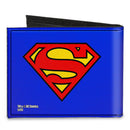 Canvas Bi-Fold Wallet - Superman Blue