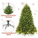 Premium Hinged Artificial Fir Christmas Tree with LED Lights