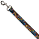 Dog Leash - SUPERMAN Action Blocks Red/Blue