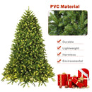 Premium Hinged Artificial Fir Christmas Tree with LED Lights