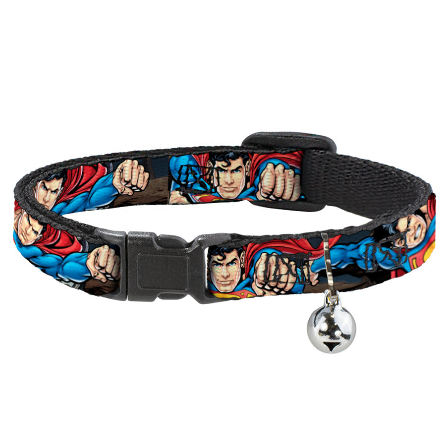 Cat Collar Breakaway - Superman Metropolis Face-Off