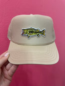 Largemouth Bass Patch Trucker Hat