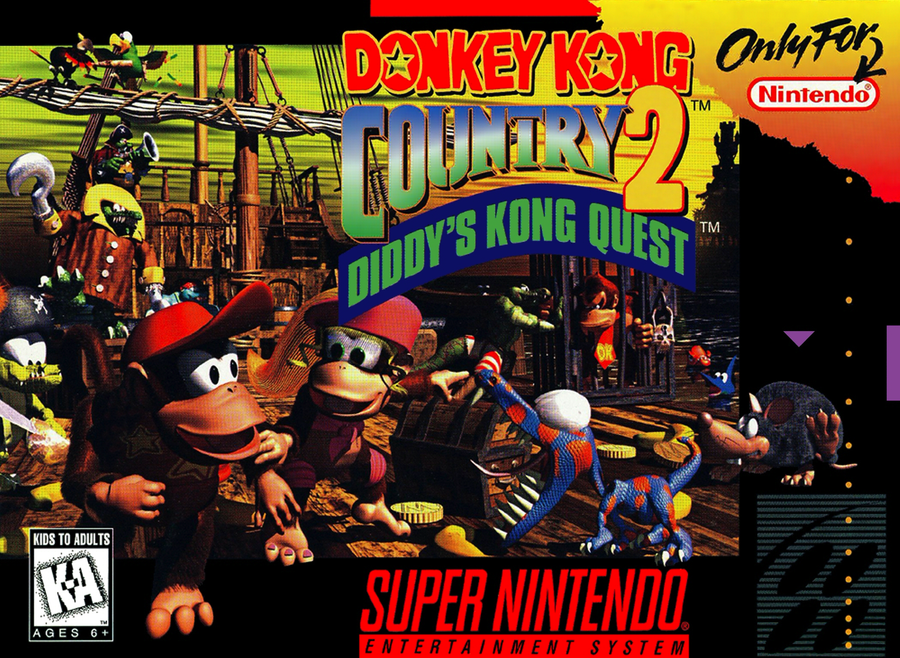 Donkey Kong Country 2: Diddy's Kong Quest (Super Nintendo)