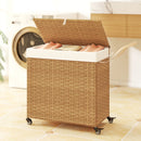 Laundry Hamper with Wheels and Lid