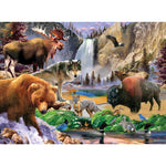 Wildlife of Yellowstone National Park - 100 Piece Jigsaw Puzzle