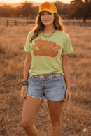 Leave Me Alone Retro Flower Graphic Tee