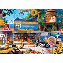 Cruisin' Route 66 - Trading Post on Route 66 1000 Piece Jigsaw Puzzle