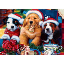 Sparkle & Shine - Santa Paws 500 Piece Glitter Jigsaw Puzzle