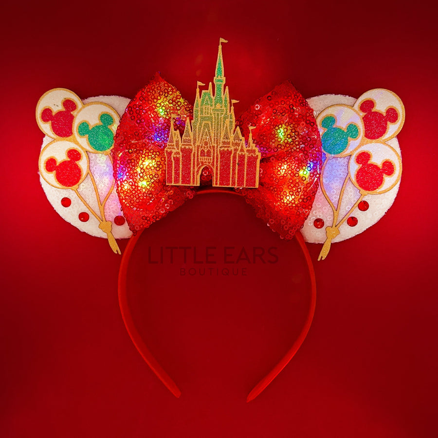 Light Up Castle Christmas Ears
