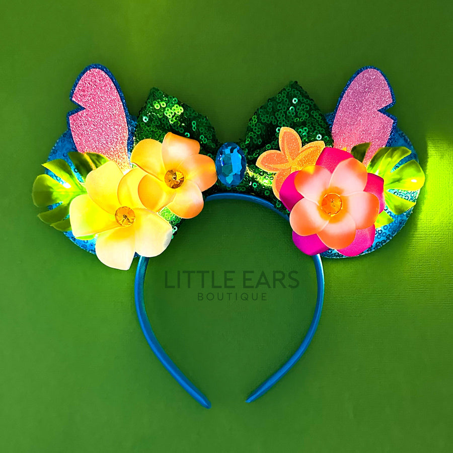Light Up Stitch Mickey Ears