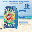 33/37/41 Inches Lightweight Body Board Boogie Board with EPS Core XPE Deck HDPE Bottom Multicolor4