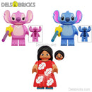 Lilo & Stitch set of 3 Lego Disney Lego Minifigures Custom Toys