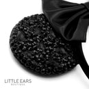 Deep Black  Sparkle Mickey Ears