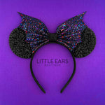 Bat Glitter Sparkle Mickey Ears