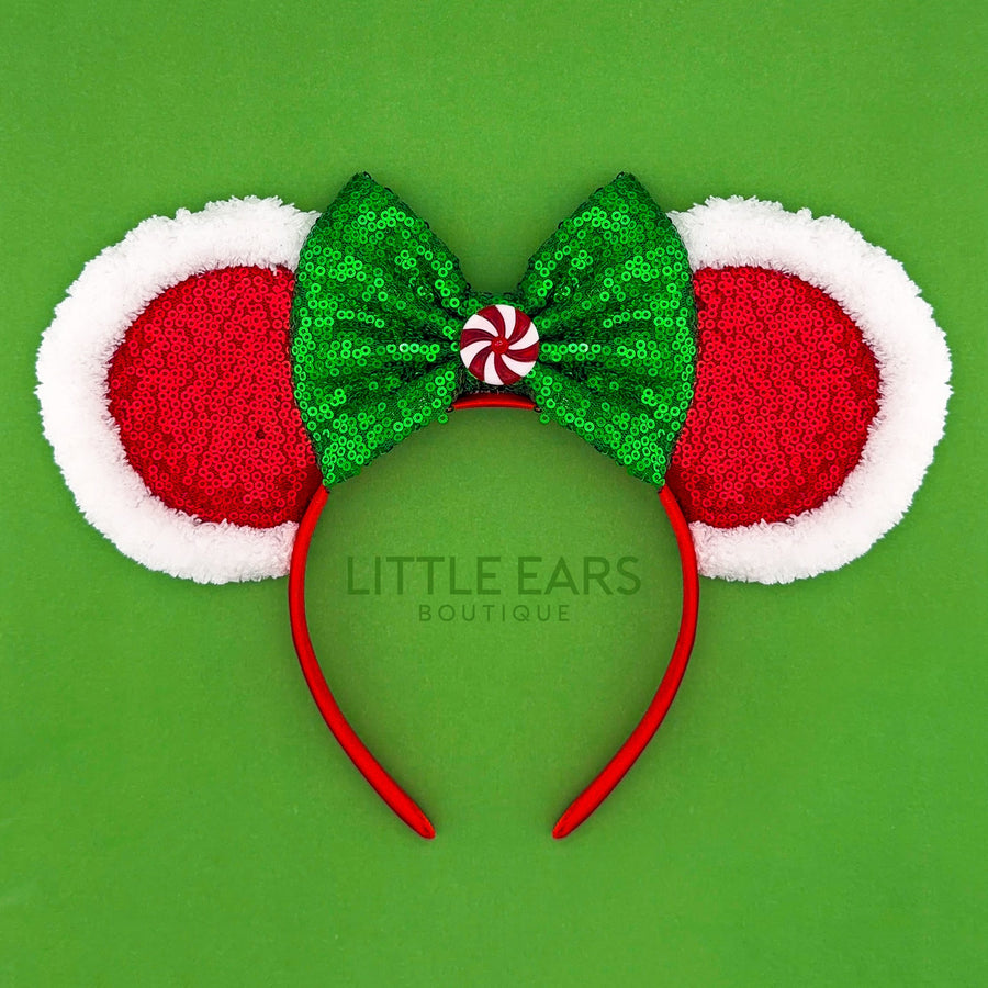 Peppermint Christmas Ears