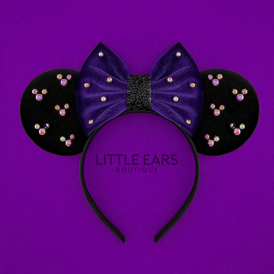 Halloween Pearls Purple Ears