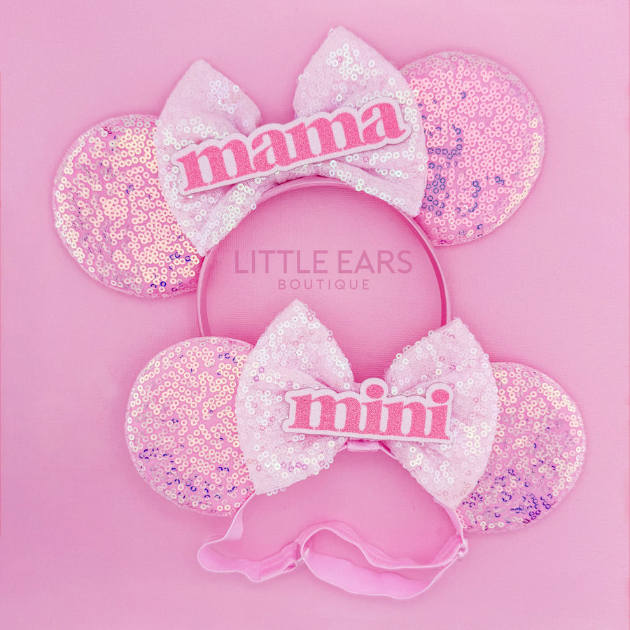 Pink Mama & Mini Ears