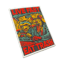 Live Fast Eat Trash Patch