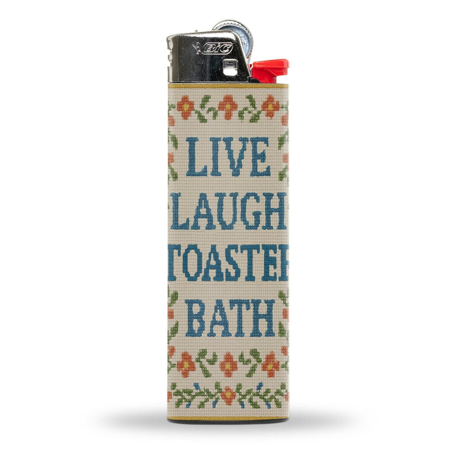 Live Laugh Toaster Bath Lighter