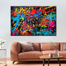 Abstract Graffiti Wall Art