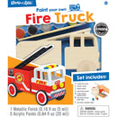 Firetruck Wood Craft & Paint Kit