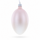 Louis-Francois Designer Jeweled Timepiece Glass Egg Christmas Ornament 4 Inches