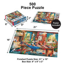 Home Sweet Home - Baking Bread 500 Piece Jigsaw Puzzle