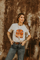 Longhorn Sunset Graphic Tee